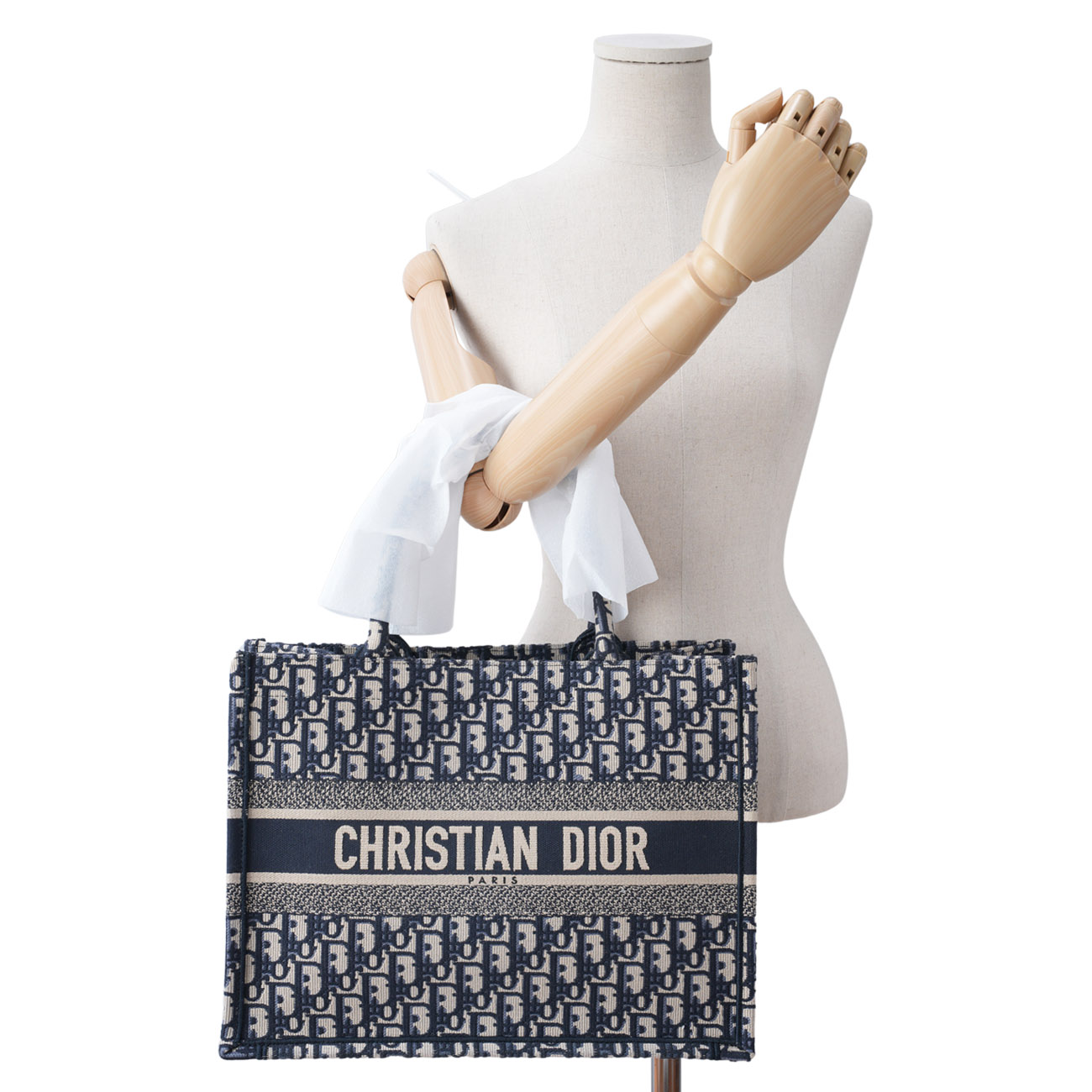 CHRISTIAN DIOR(USED)크리스찬디올 오블리크 북토트 미듐